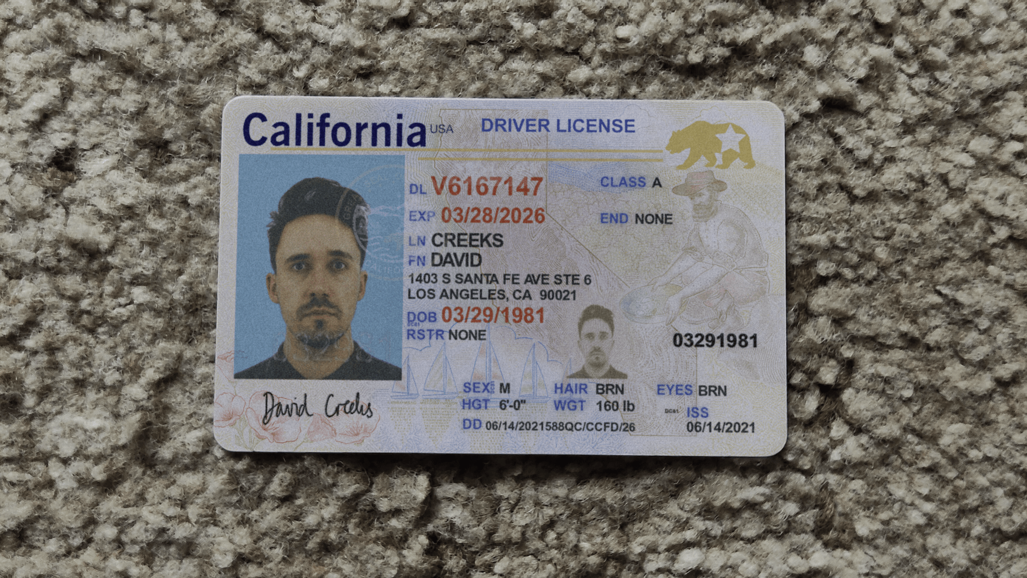 Fake ID AI generated